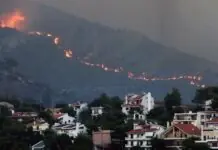 Liboan ka mga residente sa Athens ang gipabakwit tungod sa wildfires