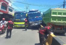 4 ka dagkong sakyanan, nagkarambola sa lungsod sa Liloan