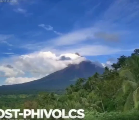 OCD, nagpasidaan sa posibleng ashfall human nagbuga og abo ang Bulkang Mayon