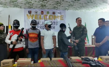 4 na miyembro ng BIFF, nagbalik-loob sa pamahalaan sa Maguindanao del Sur