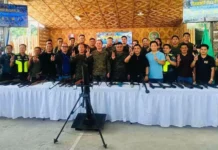 Turnover ng mga armas, isinagawa bilang suporta sa kapayapaan sa Maguindanao del Sur