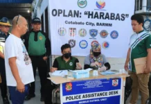 82 transport workers sa Cotabato City, negatibo sa drug test sa Oplan Harabas