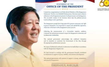 PBBM, kinilala ang makasaysayang halalan sa BARMM; Suporta sa 46-member coalition, tiniyak