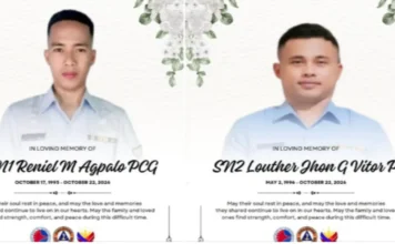2 PCG personnel na nasawi sa pamamaril sa Cotabato City, ipinagluluksa ng PCG; Hustisya, tiniyak