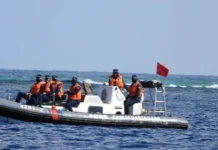 Philippine Coast Guard, pinaalis ang fishing vessel ng China sa karagatan ng Pag-asa Island sa Kalayaan