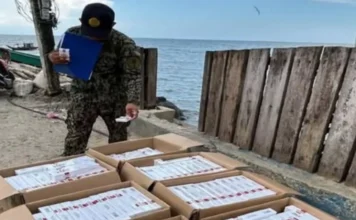 P401K halagang pinaghihinalaang ilegal na sigarilyo, nasamsam sa Zamboanga Sibugay