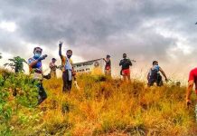 Isang fraternity group sa Pangasinan, nagsagawa ng tree planting sa gitna ng Covid 19 pandemic