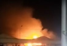 4 na stalls sa Bagsakan Market sa Urdaneta City, nasunog