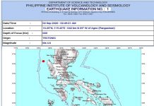 Agno, Pangasinan niyanig ng magnitude 4.6 na lindol kaninang madaling araw