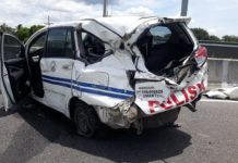 2 pulis sugatan matapos sumemplang ang sinasakyan nilang police mobile sa bayan ng Rosales