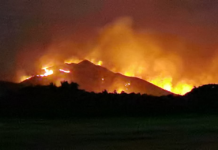 Malaking bahagi ng kabundukan sa Aguilar Pangasinan nasunog