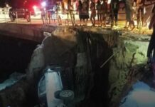 Reunion ng magkakamag anak nauwi sa trahedya matapos mahulog ang sinasakyang pick-up sa isang tulay sa Binalonan Pangasinan