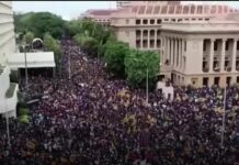 Sri Lankan nationals nagprotesta sa Maldives sa pagtungo ng dating pangulong Gotabaya Rajapaksa