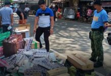 Dalawang babae arestado sa isinagawang entrapment operation sa pekeng sigarilyo sa bayan ng Infanta