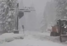 Pinakamalakas na blizzard, naitala sa California at Nevada ngayong season