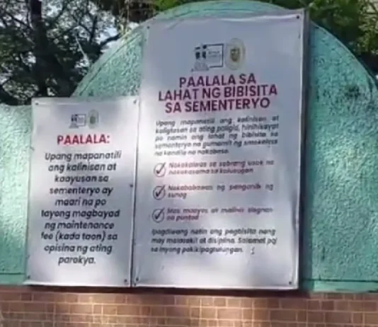 Maayos na pagtatapon ng basura sa Malasiqui Cemetery, ipinanawagan bago ang Undas