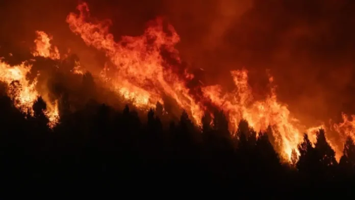 FIRE IN MILITARY BASE IN CANADA