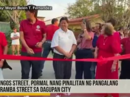 Longos Street, pormal nang pinalitan ng pangalang Maramba Street sa Dagupan City