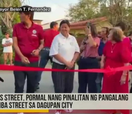 Longos Street, pormal nang pinalitan ng pangalang Maramba Street sa Dagupan City