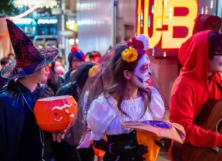Halloween street parties sa Japan mahigpit na ipinagbabawal