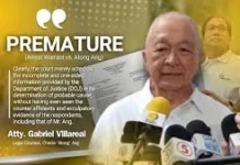 Kampo ni Atong Ang moduso og Omnibus Motion aron wad-an og bisa ang warrant of arrest