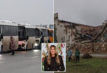 GATUSAN KA RESIDENTE SA OLESHKY, UKRAINE, GIPABAKWIT UBOS SA TEMPORARYONG CEASEFIRE