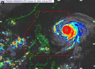 SUPER TYPHOON ROSAL, MIBALIK ANG KUSOG; WIND SIGNAL NO. 1, GIPATUMAN SA UBANG LUGAR