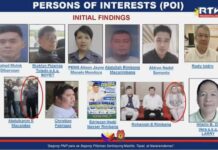 40 KA TAWO, GI-ISYUHAN OG SUBPOENA SA PNP SA IMBESTIGASYONG ₱3.5-BILYONG SHABU SHIPMENT GIKAN LAOS