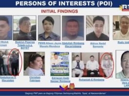 40 KA TAWO, GI-ISYUHAN OG SUBPOENA SA PNP SA IMBESTIGASYONG ₱3.5-BILYONG SHABU SHIPMENT GIKAN LAOS