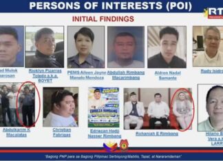 40 KA TAWO, GI-ISYUHAN OG SUBPOENA SA PNP SA IMBESTIGASYONG ₱3.5-BILYONG SHABU SHIPMENT GIKAN LAOS