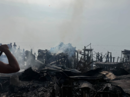 SUNOG NGA GIPASAKA SA IKADUHANG ALARMA, MIULBO SA MATINA APLAYA, DAVAO CITY; KAPIN 40 KA PAMILYA, APEKTADO