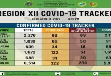 15 ka bag-ong kaso sa COVID 19 natala sa Region 12