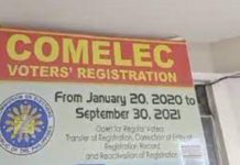 Voter registration hangtod Septiembre 30,2021 na lang