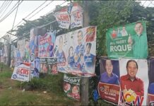 Comelec nagsugod na sa pagpangbaklas sa mga campaign posters nga wala sa common poster area