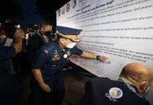 Kapulisan sa Gensan apil sa pledge of commitment