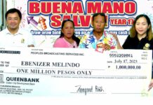 1M Grand prize winner sa Buena Mano Salvo Year 17 promo sa Bombo Radyo Philippines