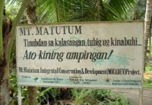 48 ka mga Indibidwal nga miguba sa kinaiyahan sa Mt. Matutum gikasuhan