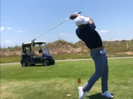 Nigerian golfer, 36 nga oras na walay hunong nga nagdula ug golf alang sa Guinness World Record!