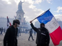 Kapin sa 200 ka mga nagprotesta, gidakop sa halapad nga kilos-protesta sa France