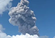 Bulkang Mayon, nag-alburuto; Alert level 3, Gipatuman na