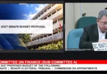 Nakapasa sa Senate Committee on Finance ang P7.7-bilyon nga budget proposal sa Senado para sa Fiscal Year 2027