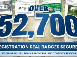BIR, nag-isyu og kapin 52,700 ka registration seal badges sa online sellers ug content creators