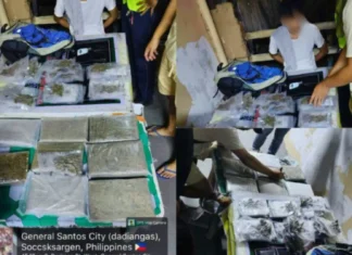 Kapin ₱1 milyong kantidad sa gituohang marijuana, nasakmit sa buy-bust operation sa GenSan; high-value individual, nadakpan