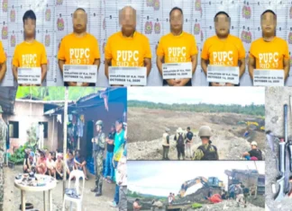 8 ka Intsik nga nasyonal gidakop tungod sa giingong ilegal nga pagmina sa Surigao del Norte