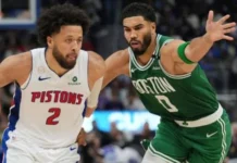 Pistons, binura ang 22-point deficit ng Boston; NBA Regular Season, nagsimula na