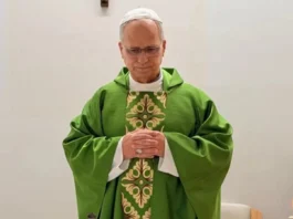 Pope Leo XIV, nagpahigayon og misa sulod sa ospital