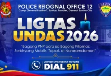 PRO-12, nagpahimangno sa publiko sa mga angay nga buhaton atol sa pagsaulog sa kalag-kalag