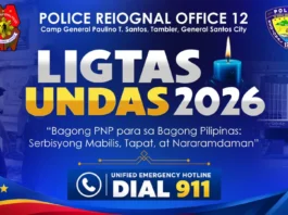 PRO-12, nagpahimangno sa publiko sa mga angay nga buhaton atol sa pagsaulog sa kalag-kalag