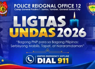 PRO-12, nagpahimangno sa publiko sa mga angay nga buhaton atol sa pagsaulog sa kalag-kalag