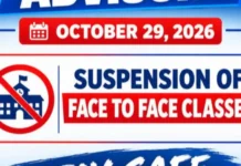 Klase sa Dakbayan sa Gensan, supendido ugmang adlawa human sa nahitabong linog